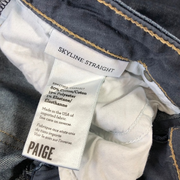 Paige Skyline Straight Jeans Size 29 - Picture 6 of 7